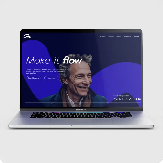 diseño de marca Bpm lat con un identidad tecnológica para una agencia de branding en Colombia