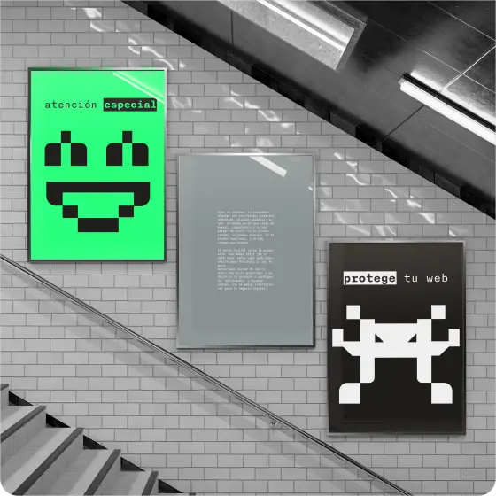 Propuesta visual de diseño de marca boost press con una identidad  tecnológica para una agencia de branding en Colombia 