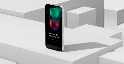 Celular del diseño de marca de Focus para una agencia de branding en Colombia