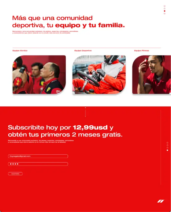 Suscripción web del diseño de marca de Motora para una agencia de branding en Colombia