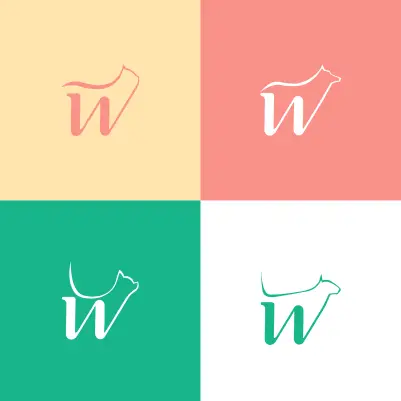 diseño de logos para branding de la marca pawradise