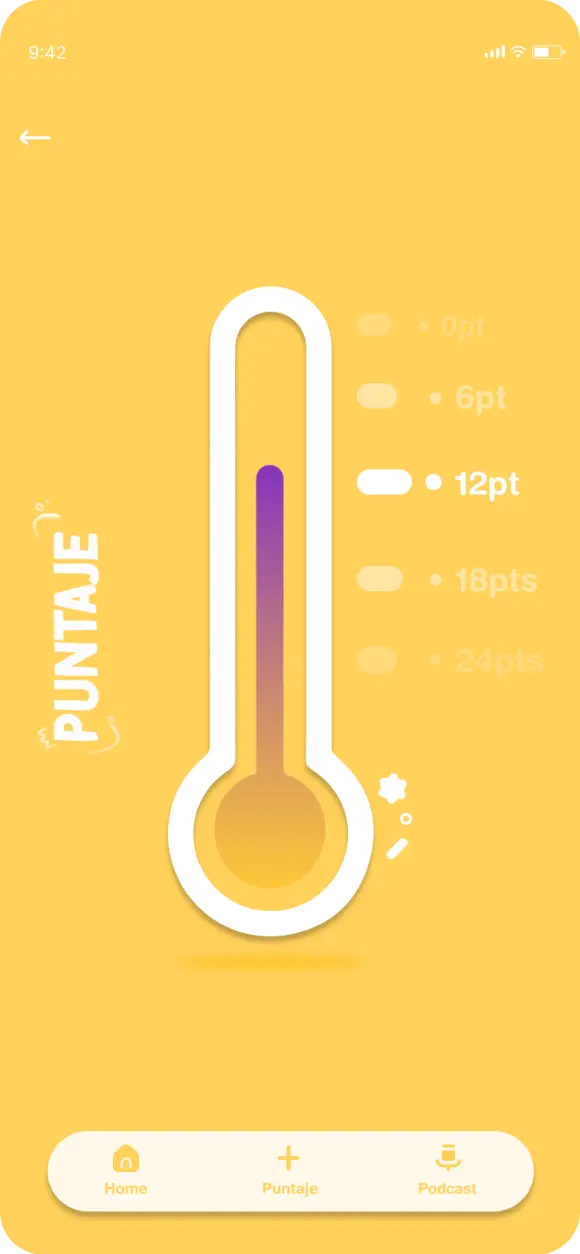 diseño ux ui de puntaje para desarrollo de apps del coco meningococo