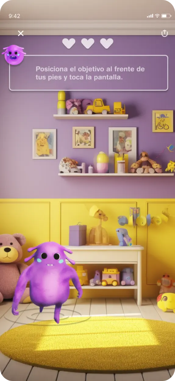 diseño ux ui de habitacion para desarrollo de apps del coco meningococo